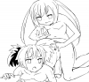 純ちゃんがあずにゃんとおにんにん(色塗り用).jpg